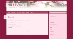 Desktop Screenshot of missbunny.com